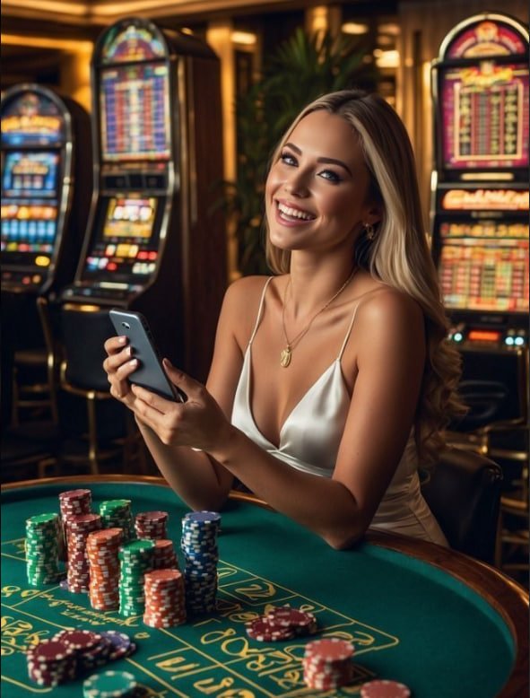 Live dealer dealing cards in Wolf Gold